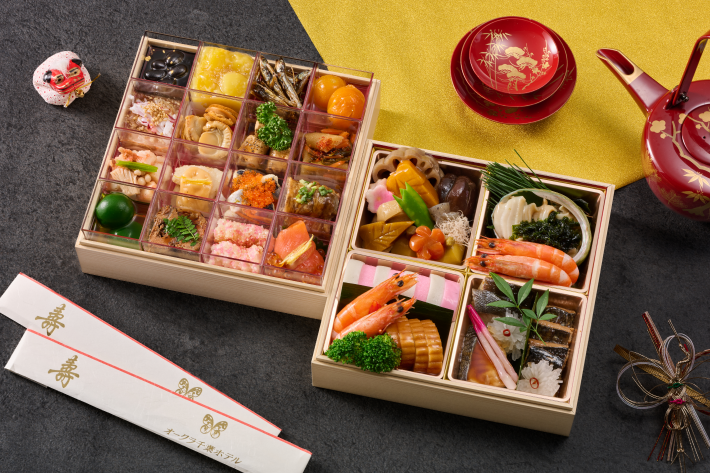 日本料理 おせち　新春の舞初二段膳