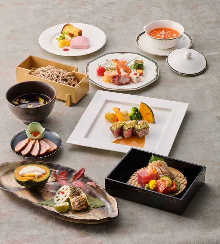 10月 和洋中折衷コース 10月 和洋中折衷コース